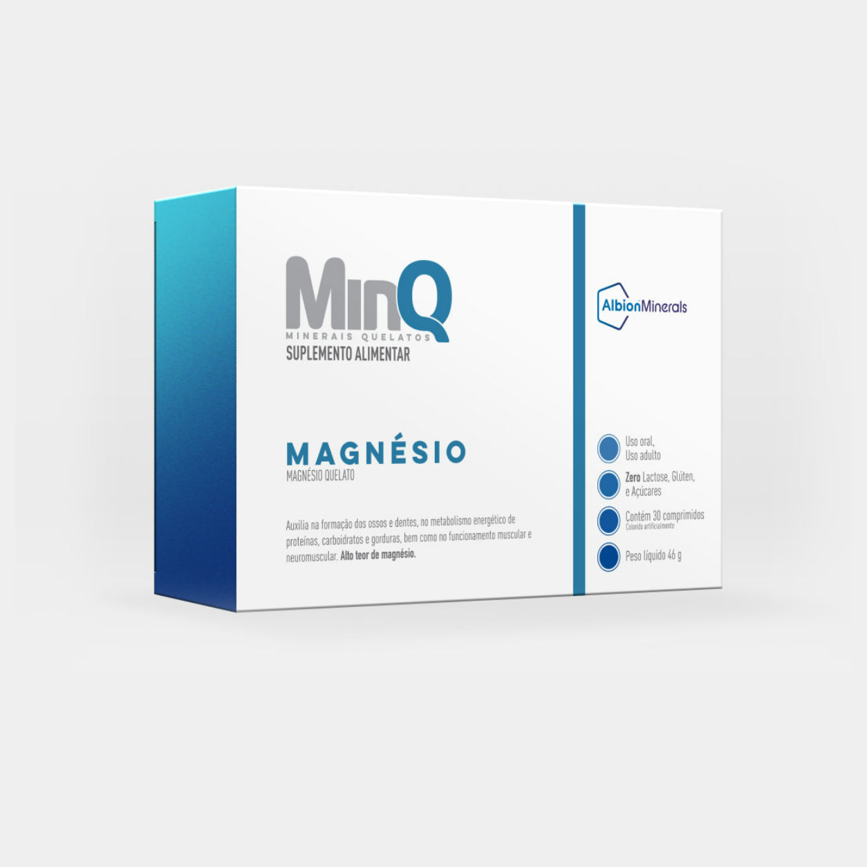 minq magnesio bisglicinato albion embalagem antiga