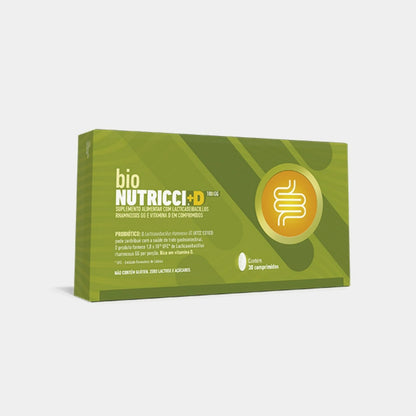 bio nutricci d 10 bi LGG probiotico com vitamina d3, 30 comprimidos, embalagem antiga