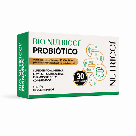 Bio nutricci probiotico lgg com 10 bilhoes lactobacillus rhamnosus