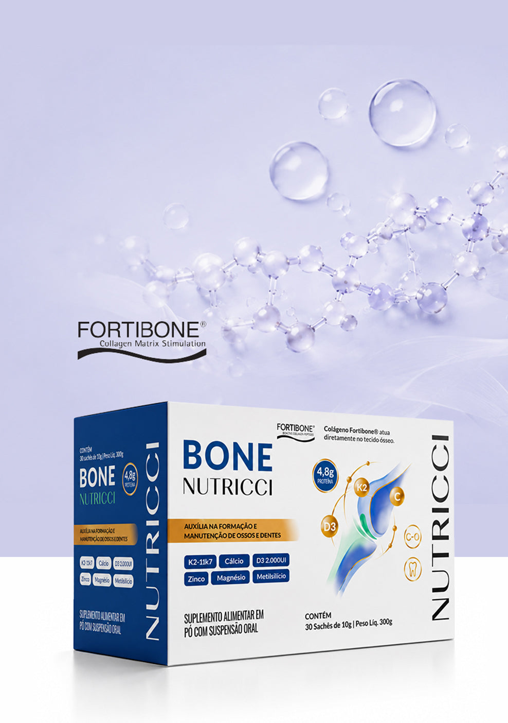 Produto Nutricci em uma rotina de cuidado