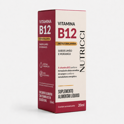 Vitamina B12 Nutricci Metilcobalamina | Gotas - 20 ml